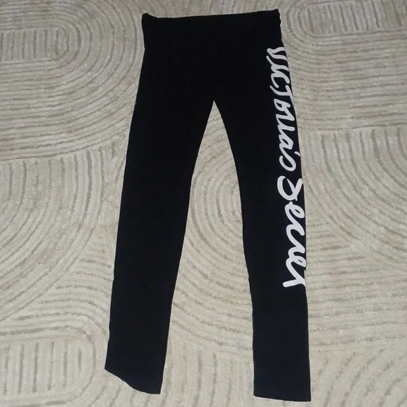 Victoria secret black long leggings - Picture 1 of 4